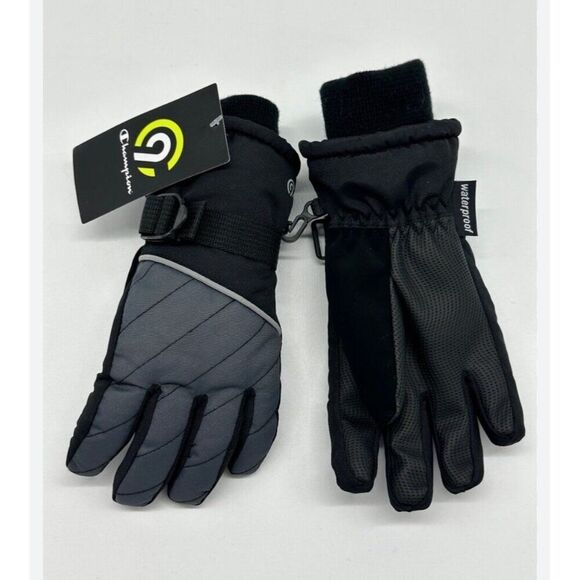 Champion Kids Waterproof Reflective Winter Gloves Size 4-7 - Picture 1 of 9